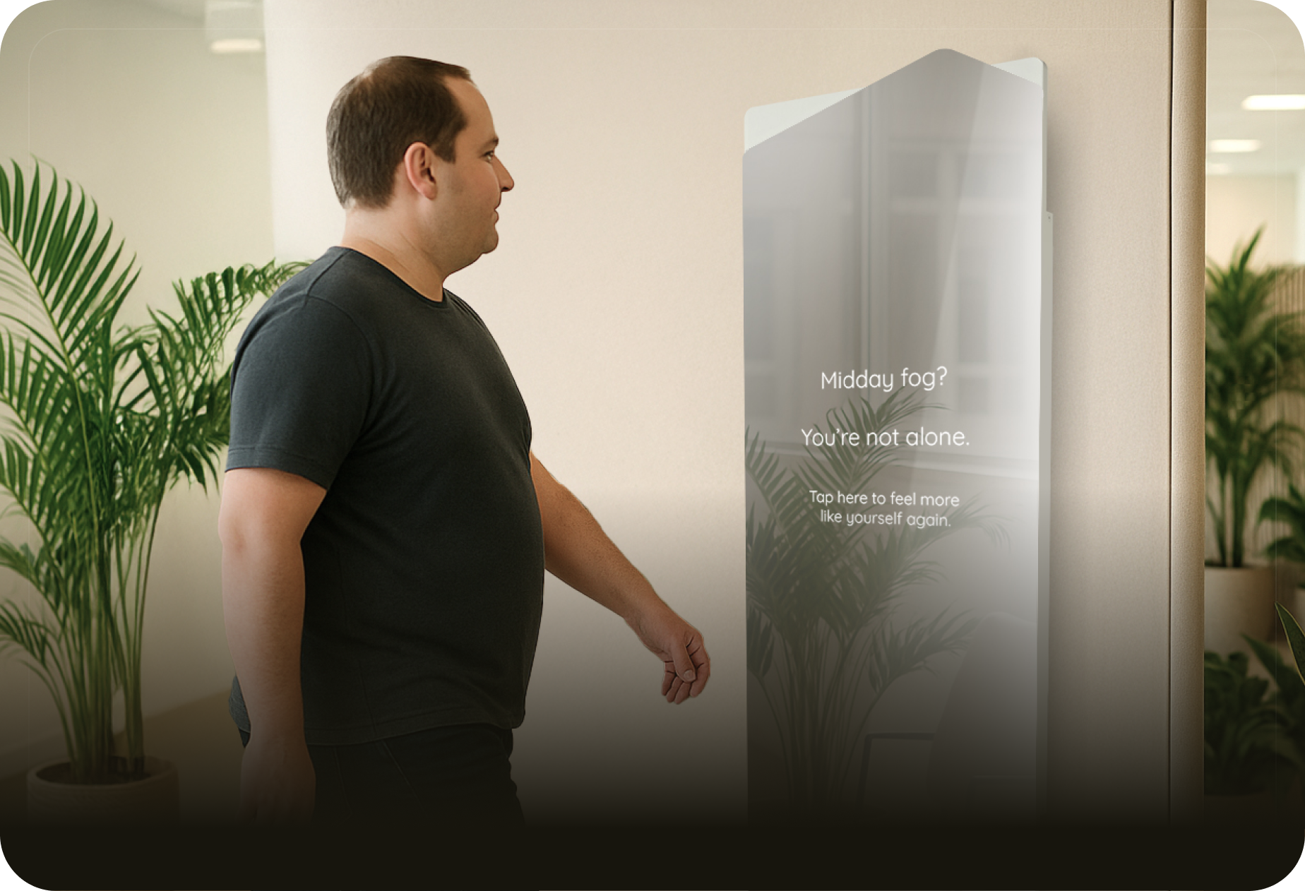 Fitsee Mirror in use