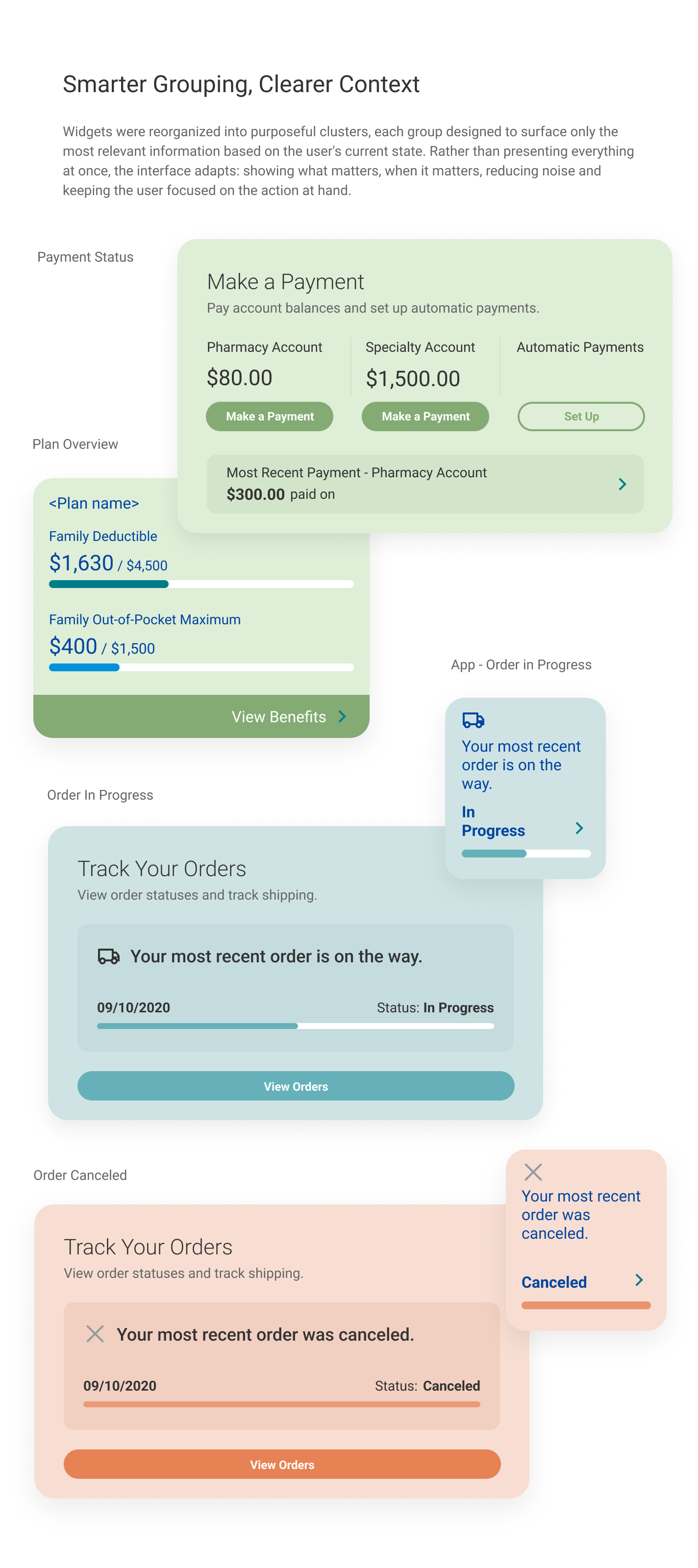 IngenioRx dashboard redesign